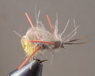 C.D.C. CADDIS TEARDROP EMERGER GREY