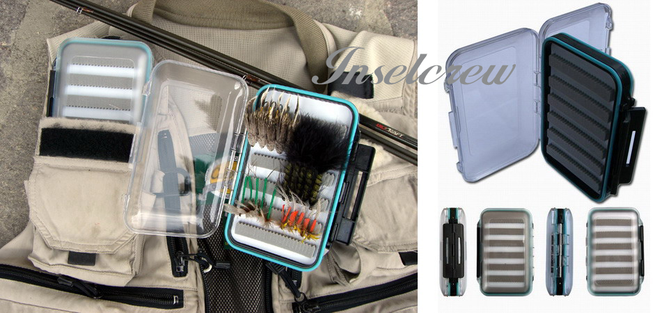 Fliegenbox transpartent und wasserdicht