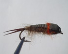 Tungsten-Steinfliege orange ring JIG