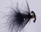 Kopf- und Vollrotation schwarze Hexe mit Marabou