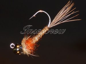 Tungsten Pheasant Tail Orange Jig