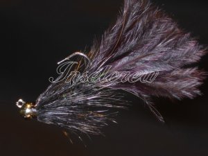 Tungsten Wooly Bugger Black Jig